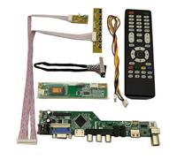 Kit De TV For B154EW02 V1/V2/V3/V6/V7 TV + HDMI + VGA + AV + USB LCD LED Controlador De Placa Controladora(B154EW02 V2)