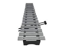 Kit de Tyenaza Glockenspiel, percusión de aluminio xilófono de 15 tonos para la iluminación de la educación temprana, principiante, Regalos para niños