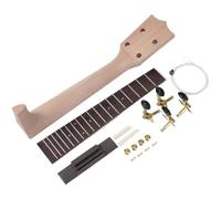 Kit de ukelele de madera con manual de montaje, kit de construcción de ukelele con herramientas, kit de instalación de ukelele para niños, familiares, amigos y aficionados, accesorios para entusiastas