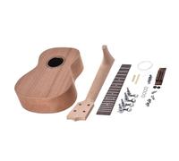 Kit De Ukelele DIY De 23 Pulgadas, Cuerpo De Madera De Sapele, Diapasón De Palisandro Con Clavijas De Afinación, Tuerca De Puente De Cuerda, Guitarra Hawaiana Ukelele Set