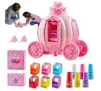 Kit de Uñas para Niña - con De Almacenaje Secado Rápido Al Agua Pelable | Set de Manicura Infantil,para Niñas De 3 A 12 Años Cumpleaños Día del Niño Acción De Gracias Hogar Escuela