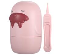 Kit de Uñas para Ñiño Tijeras, Cortaúñas y Segura Rosa | Abs, Acero Inoxidable y Vidrio, Estuche Bonito Pinzas, para Shower y Recién Nacido