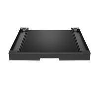 Kit de unión para lavadoras LG con una profundidad de 55 - 65 cm | DK2B | Pieza de unión para lavadora y secadora con bandeja extraíble | Negro - DK2B