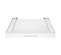 Kit de unión para lavadoras LG con una profundidad de 55 - 65 cm | DK2W | Pieza de unión para lavadora y secadora con bandeja extraíble | Blanco - DK2W