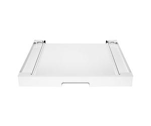 Kit de unión para lavadoras LG con una profundidad de 55 - 65 cm | DK2W | Pieza de unión para lavadora y secadora con bandeja extraíble | Blanco - DK2W