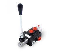 Kit de válvula control flujo hidráulico, barra alivio ajustable doble efecto, pieza del sistema implementación Tractor, 1 carrete