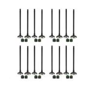 Kit de válvula de admisión y escape for motor de motocicleta, vástago y sello de aceite for FZR250R 1989-1994, FZX250, ZEAL250 91-92(8 pairs)