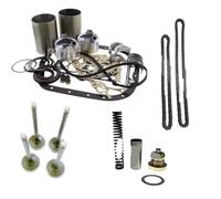 Kit de válvula de admisión y escape, junta de pistón de cilindro de reconstrucción y tensor de cadena de distribución apto for KJ 650cc