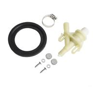 Kit de válvula de agua de inodoro RV, pieza de repuesto 385311641, construcción de plástico ABS, rendimiento duradero, para Dometic 300 310 320 Series, pedal (negro)