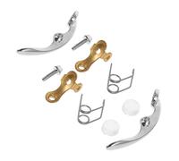 Kit de Válvula de Agua para Trompeta, 10 Piezas, Repuesto | Metal Plata, Muelle y Tornillo Incluidos, Diseño Preciso y Compatibilidad Amplia para Reparación