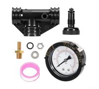 Kit de válvula de alivio de liberación de aire para Pentair para filtro de arena Triton II TR40/TR50/TR60/TR100/TR140, incluye juntas tóricas de manómetro y llave, piezas de repuesto de latón ABS