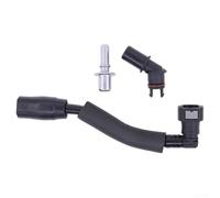 Kit de válvula de ventilación del cárter con conectores de acero inoxidable y codos de nailon Pa66 para Chevy Enclave que reemplaza el OEM 12648138 12681693 12583384, larga durabilidad para una fácil