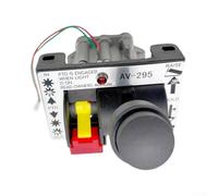 Kit de válvula hidráulica de aleación de aluminio AV295 Negro Blanco | Control hidráulico preciso, elevación suave que detiene la bajada, aleación de aluminio, se adapta a camiones volquete