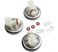 Kit de válvula reguladora de presión de 3 piezas para AEG para Siemens para máquinas de espresso Krups, soporta uso a largo plazo