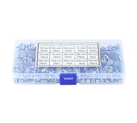 Kit de variedad de potenciómetros y resistores variables de 375 piezas y 15 valores, conjunto de potenciómetros y resistores ajustables con caja de almacenamiento para reparación
