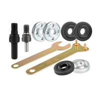 Kit de varilla de conexión de conversión de taladro de mano de 6 mm y 10 mm, adaptador de taladro de mandril, llave inglesa, tuerca de brida de metal, accesorios para discos de molienda de taladro