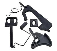 Kit de varilla de estrangulación de bloqueo de resorte del gatillo del acelerador Compatible con motosierra 142 137 136 141 36 41