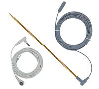 Kit de varilla de tierra de cobre: varilla de tierra con cable de tierra hembra de 40 pies y cable de extensión de 15 pies, ideal para cercas eléctricas, antenas, antenas parabólicas
