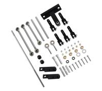 Kit de varillaje de carburador de montaje lateral doble ajustable compatible con aplicaciones de ariete de túnel