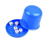 Kit De Vasos De Coctelera - Contenedor De Mezcla Transparente, Piezas De Poliedro Numeradas, Conjunto De Juego Casual | Mecanismo De Remolino De Enchufe , Arrancador De Entretenimiento Social