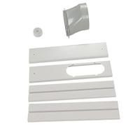 Kit de Ventana de Aire Acondicionado Portátil, Kit de Ventilación de CA Duradero y Fácil de Desmontar sin Espacio para la Oficina para Conductos de 150 Mm