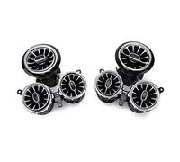 Kit de Ventilación de Aire de Turbina LED de 6 Piezas con Enchufe de Luz Ambiental Delantera 64 Colores con Iluminación LED de 64 Colores para la Clase E W213 C238 2017-2021