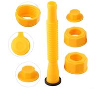 Kit de ventilación de boquilla de boquilla de gas de repuesto para latas de gas de plástico, compatible con Blitz, Midwest, para cetro y tanques, plástico reforzado flexible