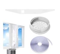 Kit de ventilación de ventana para aire acondicionado portátil | Climatizador Móvil Kit Para Hogar Cocina Dormitorio Apartamento Bodega Autocaravana y Camper