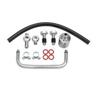 Kit de ventilación del cárter compatible con Harley Big Twin Breakout Softail Street Bob Road King Street Glide Dyna Street Glide Engine Ventilation Kits(Chrome)