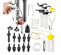 Kit de ventilación hidráulica para Bicicleta, construcción de aleación Resistente, Herramienta Manual fácil de Usar, de frenado Suave, purgador de presión Ajustable, para Bicicletas de Ruedas