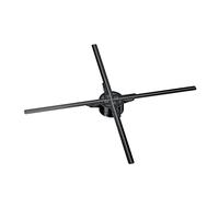 Kit de ventilador con holograma 3D, Ojo desnudo 3D Proyección holográfica Lámpara Lámpara suspendida Meridia de imágenes de la pared de la pared Máquina de publicidad del ventilador estéreo Pantalla d