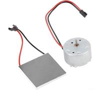 Kit de ventilador de chimenea con motor de generador termoeléctrico optimizado para recuperación de calor de unidades de combustión de leña(E)