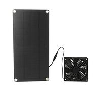 Kit de ventilador de panel solar 20W Ventilador de escape de enfriamiento portátil de silicio monocristalino de alta eficiencia para invernadero de pollo Pet House Ventilamiento