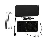 Kit de ventilador de paneles solares ahorro de energía eficiente de enfriamiento para el cobertizo de invernadero