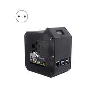 Kit de Ventilador de Torre para Raspberry Pi 5Mini, con Puerto JST de 4 Pines y Pantalla OLED de 0,96 Pulgadas, Enfriador Activo, Enchufe de la UE.