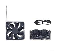 Kit de ventilador extractor externo para BambuLab para impresora p2s | Conmutación de modo inteligente, ajuste automático, optimizado para diferentes filamentos