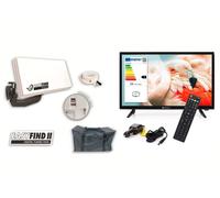 Kit De Viaje EasyFind Antena Plana Satélite Móvil Camping Localizador Satélites