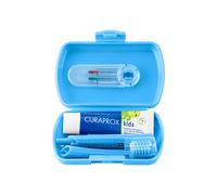 Kit de viaje para niños Curaprox - Azul (6-12 años)