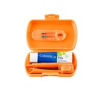 Kit de viaje para niños Curaprox - Naranja (6-12 años)