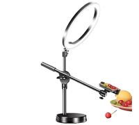 Kit De Video - Luz De Anillo, Camera Mount Tripod | Interfaz 1/4, Iluminación LED Ajustable para Transmisión En, Enseñanza En Línea, Creación De Contenido, Fotografía Y Soporte