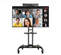 Kit de Videoconferencia Inalámbrico Barco ClickShare Bar + Pantalla - Soporte con Ruedas