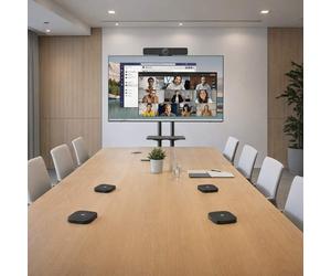 Kit de Videoconferencia Samsung + VisioBar 4K + 4 micrófonos inalámbricos