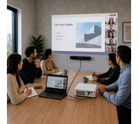 Kit de Videoconferencia Yealink y proyección de gran tamaño