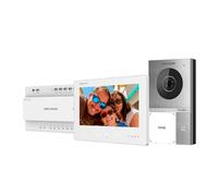 Kit de Videoportero Hikvision DS-KIS705EY 2MP WiFi Lector MF IP65