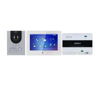 Kit de videoportero IP Dahua compuesto por: 1x videoportero IP DAHUA-2930 (VTO2202F-P-S2). 1x monitor IP DAHUA-2920 (VTH5422HW).