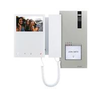 Kit de videoportero unifamiliar Comelit PL8461M con microteléfono Quadra y Peop