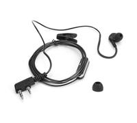 Kit de vigilancia con auriculares. Funcionamiento manos libres. Dos formas diferentes de tapones para los oídos. Compatible con radios Baofeng y