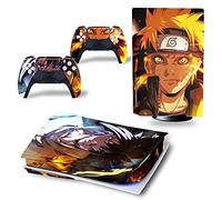 Kit de vinilos Extra Resistentes MaD Vision® para PlayStation 5 (PS5) Disc| Set de vinilos Mate para Consola + 2 mandos - para Anime|Naruto Diseño