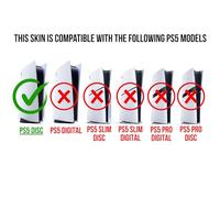 Kit de vinilos Extra Resistentes MaD Vision® para PlayStation 5 (PS5) Disc| Set de vinilos Mate para Consola + 2 mandos - para Anime Diseño