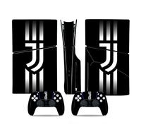 Kit de vinilos Extra Resistentes MaD Vision® para PlayStation 5 (PS5) Disc Slim| Set de vinilos Mate para Consola + 2 mandos - para Juventus Diseño